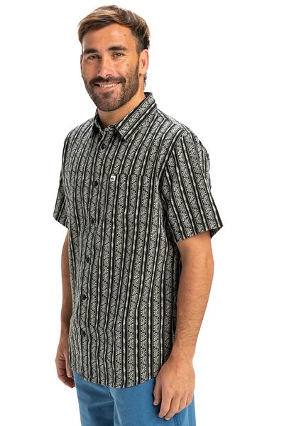 Quiksilver Street Way SS Ανδρικό κοντομάνικο πουκάμισο από οργανικό βαμβάκι – Πολύχρωμο EQYWT04608