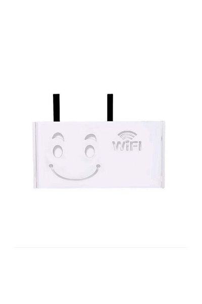 divendi-ro Wall bracket for router or other objects, made of ABS, 40x20x9cm, white