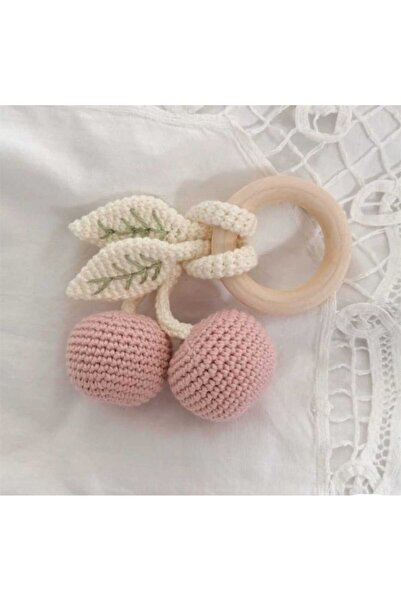 Merveyyyra Çıngıraklı Diş Kayışıcı Kiraz