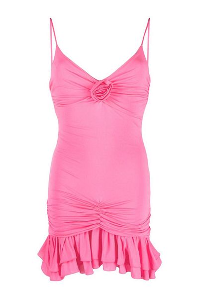 Blumarine Blumarine Dress Jer. S/M C/Ros Clothing