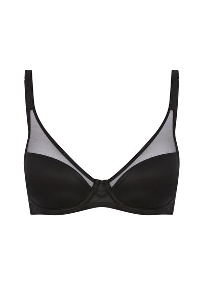 Agent Provocateur حمالة صدر سوداء مبطنة من Lucky - تصميم مريح مع قالب وحشوة ودعم للاستخدام اليومي