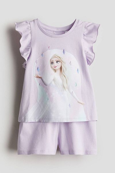 Zeyder Kids Комплект пижама с щампа за момиче
