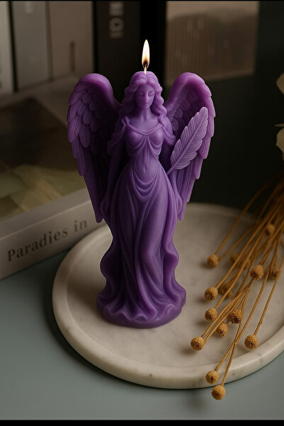 AresMumAtölyesi DEKORATİF HEDİYELİK MELEK KANATLI KADIN ŞEKLİNDE ÇİÇEK KOKULU...