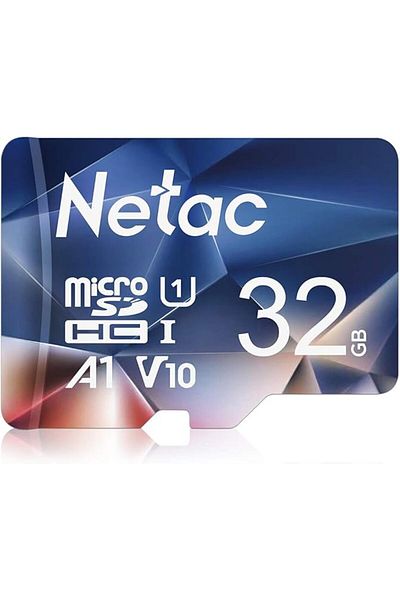Netac MicroSDHC Memory Card 32 GB, Class 10, UHS-I, Up to 90 MB/s