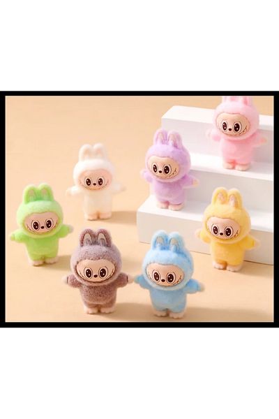 Wolawood Cute Labubu Plush Toy Soft Collectible Figure Children Adult Gift Accessory 1 Piece