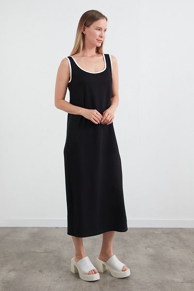 Fulla Moda Φόρεμα με λουράκι με σχισμή στο πλάι