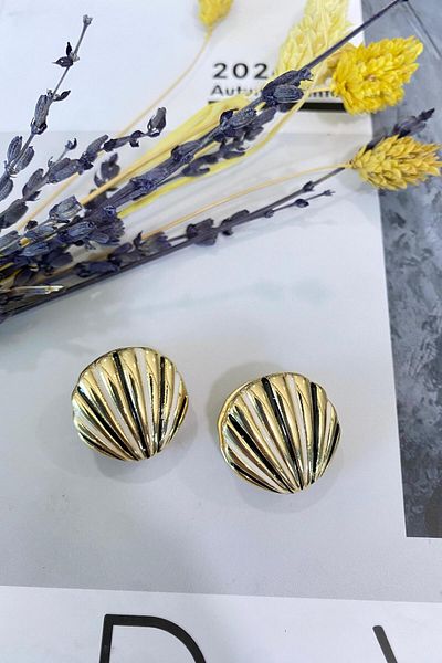 İthal 1522 Imported Oyster Earring