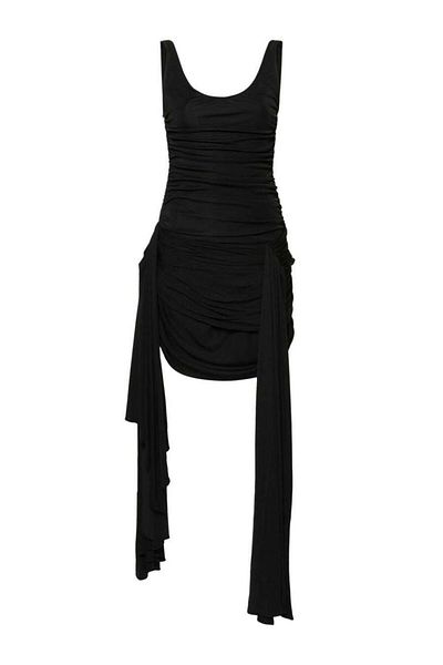 Mugler Rochie mini drapată Mugler