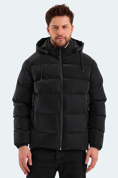Slazenger Heiner Print Men's Coat & Coat Black