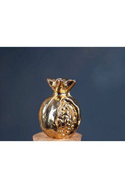 MIARIK DESIGN & DEKORASYON Nar Dekoratif Hayvan, Yaprak Figürlü Metal Obje Ak...