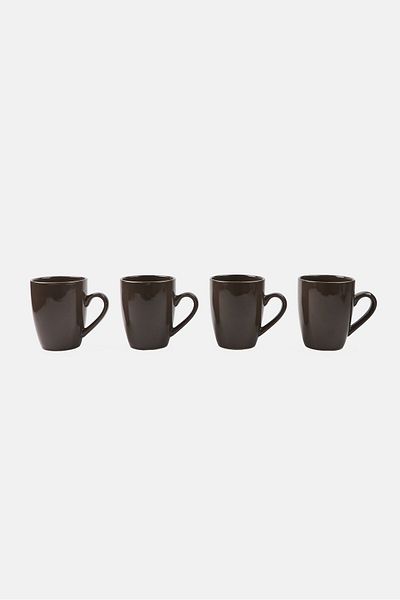 Maser 4 Pieces Coffee Mug 420ml, Grey