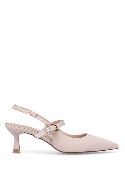 Ayakkabı Fuarı Elit Pm559 K0500N Women's Classic Heeled Shoes Tan