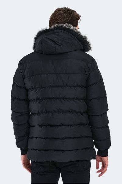 Slazenger Hardman Print Men's Coat & Coat Black