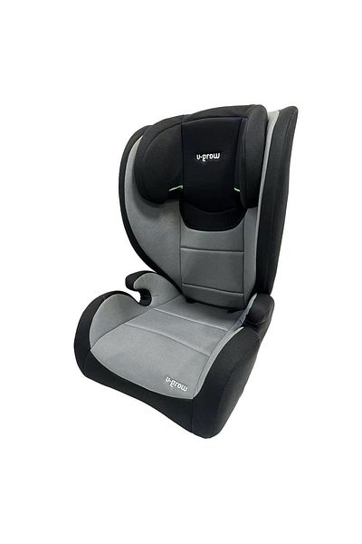 U-Grow Scaun auto i-Size 100-150 cm , omologare R129,cu isofix , gri/negru