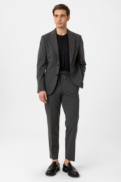 Antioch Anthracite Slim Fit Comfort Men's Suit