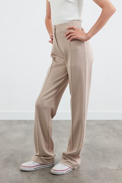 Fulla Moda Buttoned Grass Flare Girl's Trousers