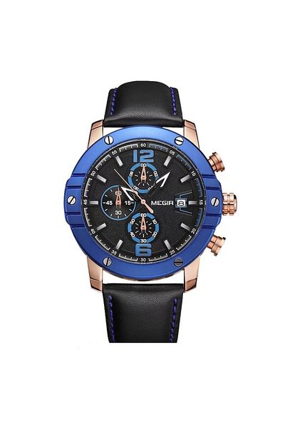 Megir Men's Casual Watch Megir M104, Analog, Chronograph, Date