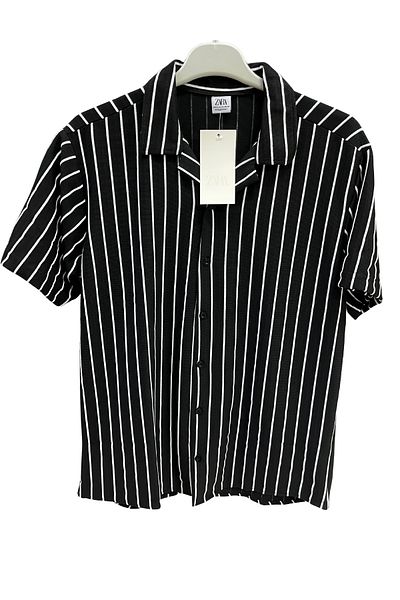 TARZZİNG Men's Short Sleeve Striped Sports Shirt