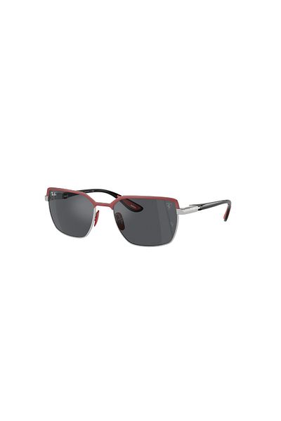Ray-Ban Ray-Ban RB3743M 100/87 Scuderia Ferrari – Unisex Sunglasses, Dark Grey Lenses, Size 58