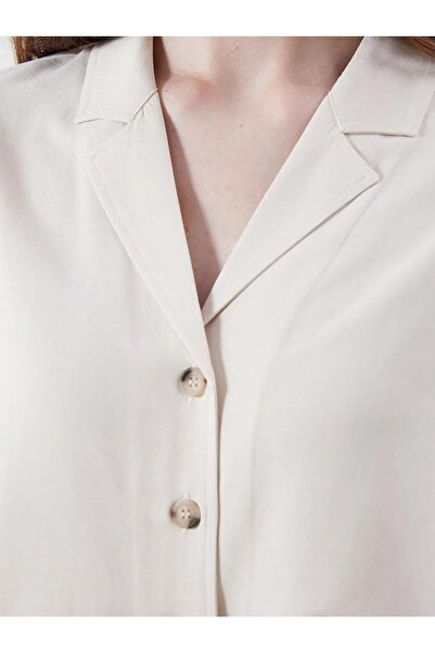 LC Waikiki Cămașă pentru femei XSIDE din amestec de in (S5)