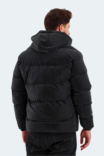 Slazenger Heiner Print Men's Coat & Coat Black