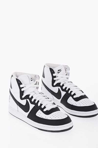 Nike Comme Des Garcons Homme Plus Two-Tone Leather Terminator Hig