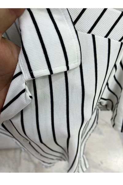 TARZZİNG Men's Short Sleeve Striped Sports Shirt