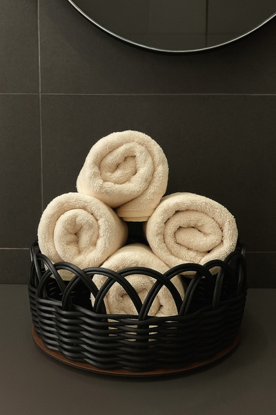 RaddanCore سلة راتان متعددة الأغراض – 33 سم × 12 سم – بجودة صناعة يدوية ومحلي