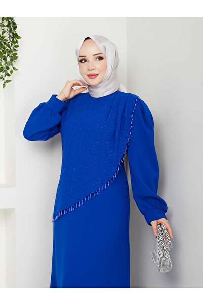 Lioness Life TAŞLI TESETTÜR ELBİSE