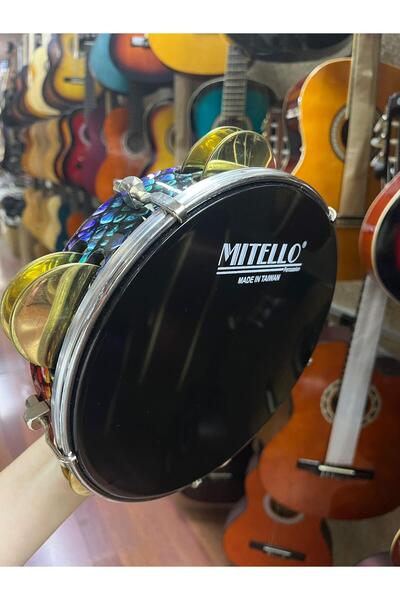 NOTA MÜZİK RENKLİ ZİLLİ TEF - SİYAH MİTELLO FİLMLİ KOD6410