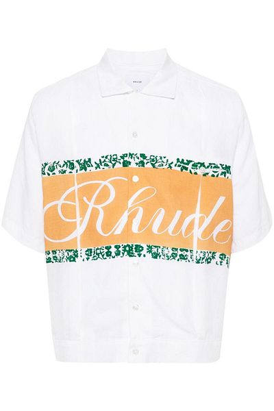 Rhude Rhude Linen Cuban Shirt Clothing
