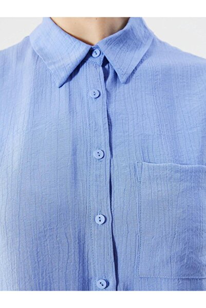 LC Waikiki Cămașă pentru femei LCWAIKIKI Classic Regular Fit Texturată (S5)