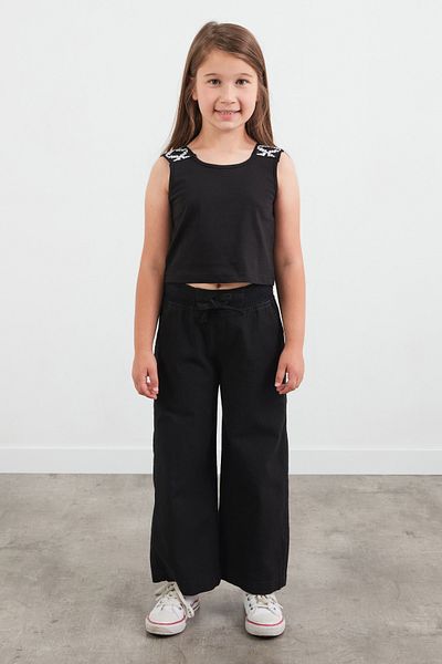 Fulla Moda 100% βαμβακερή βασική χοντρή μπλούζα για κορίτσια