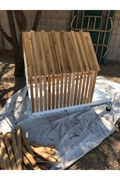 MEVOLE TASARIM El yapımı - ahşap köpek evi - köpek kulübesi - lüks köpek evi