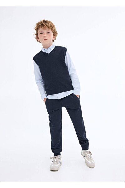 MANGO Kids Bağcıklı jogger pantolon