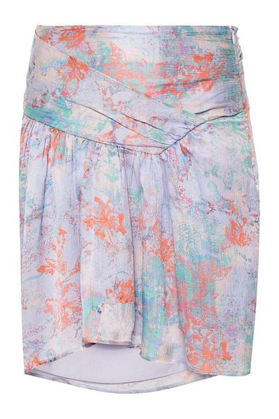 IRO Fustă mini din mătase cu imprimeu floral Iro