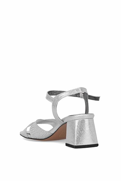 Ayakkabı Fuarı Elit Pm08 K1002 Women's Classic Heeled Shoes Silver