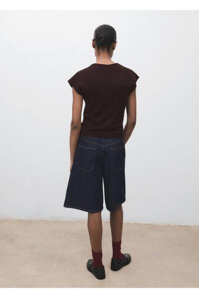 MANGO Woman Kolsuz ince örgü kazak