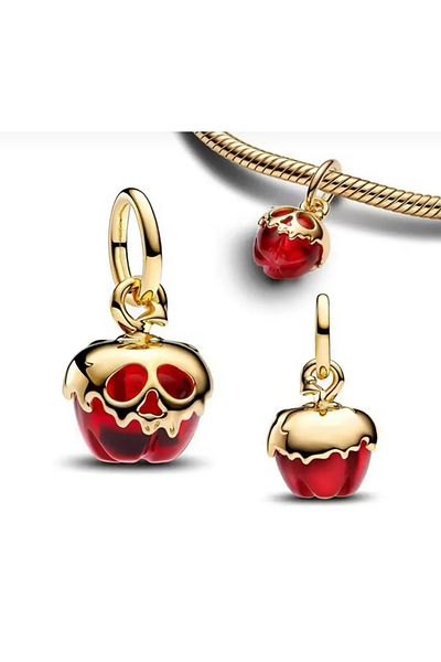 POSEİDONS JEWELLERY Poseidons Jewellery Silver Evil Hearted Queen Apple Dangle Charm