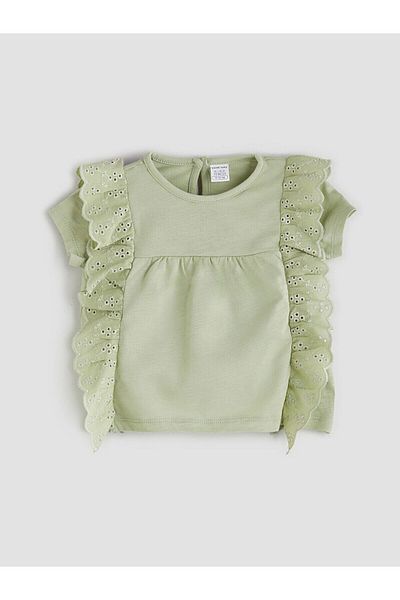 LC Waikiki Crew Neck Baby Girl Blouse and Leggings 2 Pack