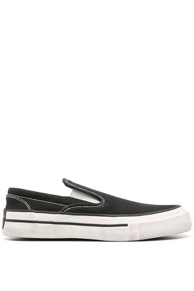 Rhude Rhude Washed Canvas Slip On Sneaker Shoes