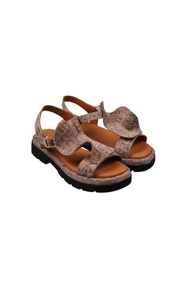 Lady Mia Fleura Genuine Leather Multicolor Women's Sandals