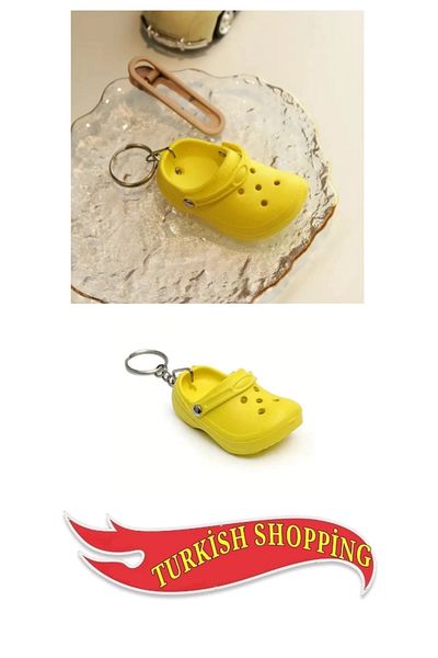 shop Mini Cross Keychain Rubber Slipper Durable Pvc Material