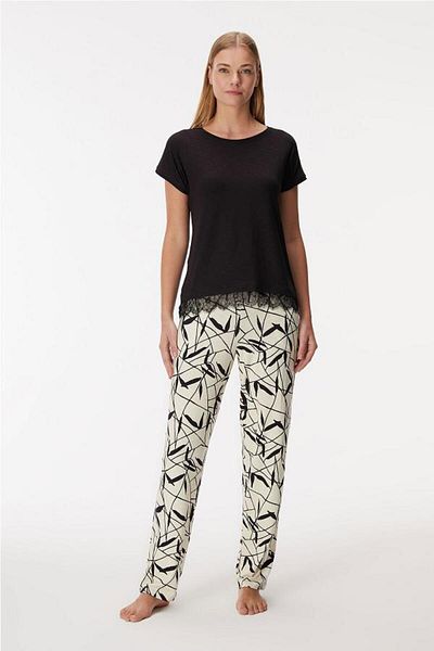 Anıl Man11361 Women's T-Shirt and Pants Set