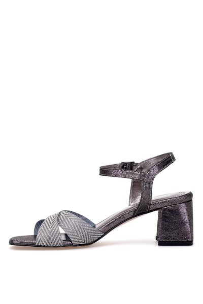 Ayakkabı Fuarı Elit Pm08 K1002 Women's Classic Heeled Shoes Platinum