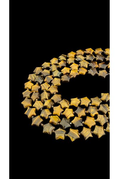 Dünya Doğal Taş Star Tiger Eye Stone Array