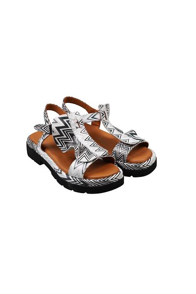 Lady Mia Fleura Genuine Leather Multicolor Women's Sandals
