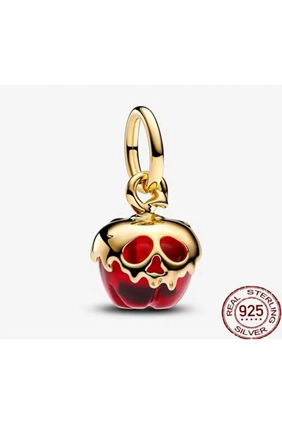 POSEİDONS JEWELLERY Poseidons Jewellery Silver Evil Hearted Queen Apple Dangle Charm