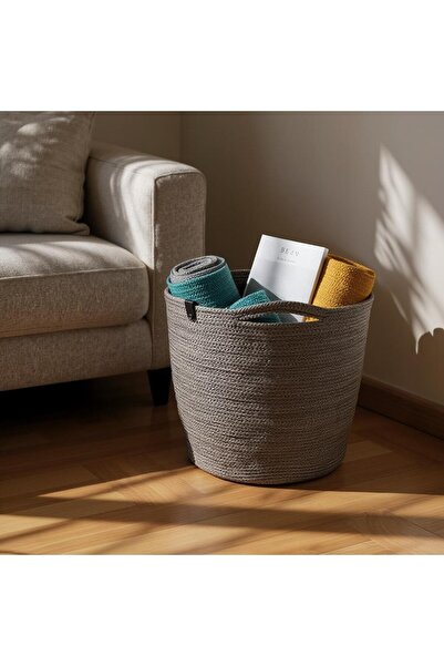 trendtrade Çok Amaçlı Sepet Gri Renk