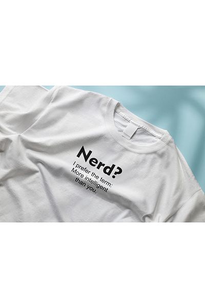 YEACHY Μπλουζάκι με στάμπα Unisex Nerd